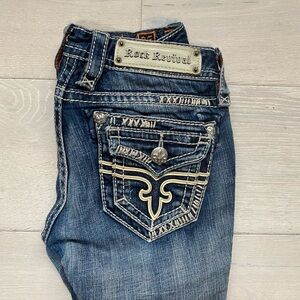 Rock revivals boot cut jeans